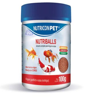 Ração Nutriballs 100 gramas.