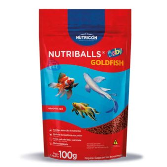 Ração nutriballs baby 100 gramas.