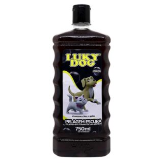 SHAMPOO LUKY DOG PELAGEM ESCURA 750 ML