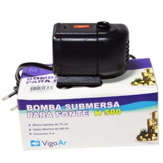 BOMBA SUBMERSA H-500 220V - FONTE ATÉ 75 CM