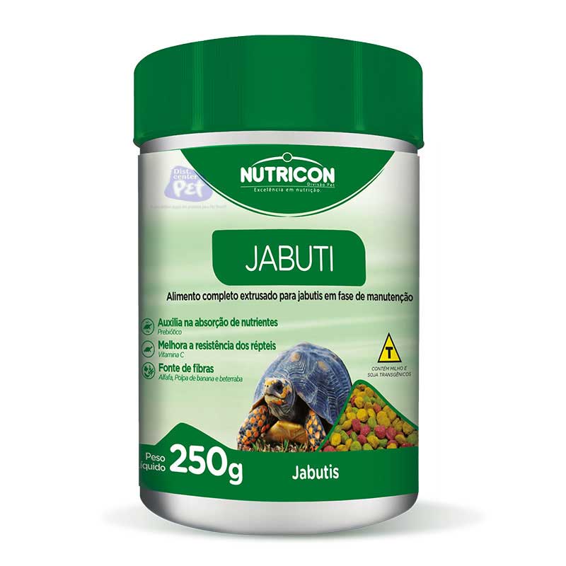 RAÇÃO JABUTI 250 GRAMAS